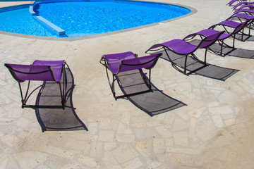 pool and chairs for the background