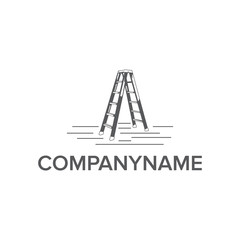 Stair logo template for the real estate interior industry and others