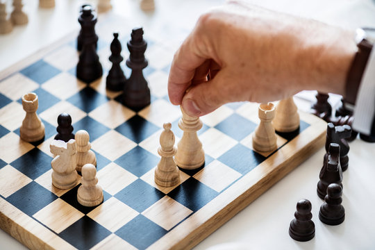 Chess Game Business Strategy Concept