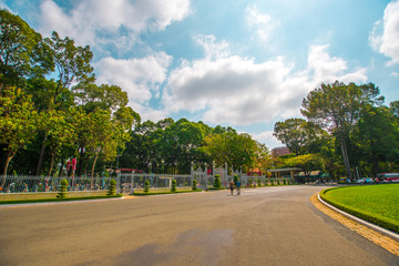 Independence Palace in Ho Chi Minh City, Vietnam. Independence Palace is known as Reunification Palace and was built in 1962-1966.
