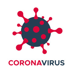 Coronavirus molecule cell icon Flat Illustration