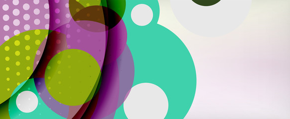 Trendy simple circle abstract background, dynamic motion concept. Vector Illustration For Wallpaper, Banner, Background, Card, Book Illustration, landing page