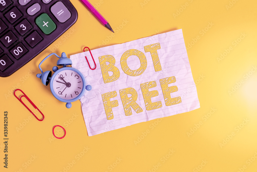 Aufkleber handwriting text writing bot free. conceptual photo a computer program that works automatically inte