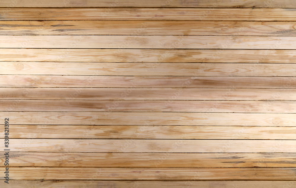 Wall mural wood plank background. brown wood plank texture.