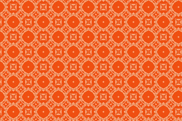 Cross shaped background texture in geometric ornamental style in Lush lava color. symmetric design template with ornate elements. Abstract repeated backdrop. ornament for 8 march wrap, tile, banners