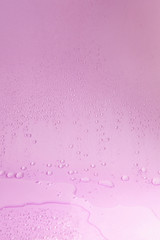 texture of splashing clean water on pastel background