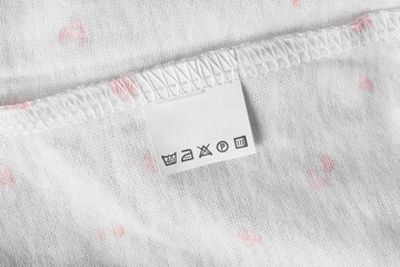 Care clothes label