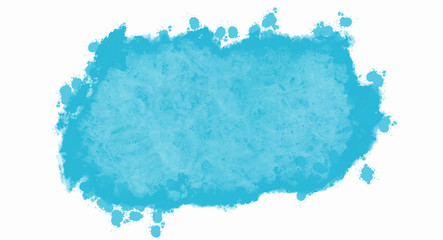 Banner Blue watercolor background for your design, watercolor background concept, vector.