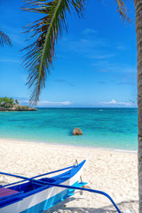 Obraz na płótnie Canvas tambisaan beach, Boracay island, Philippines.