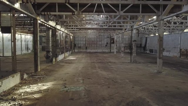 An old abandoned military plant.