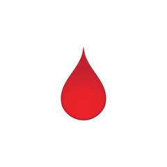 Fototapeta premium Blood logo template vector icon illustration