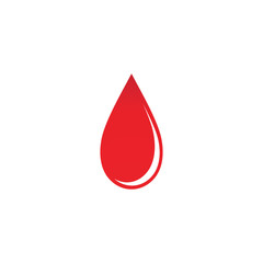Obraz premium Blood logo template vector icon illustration