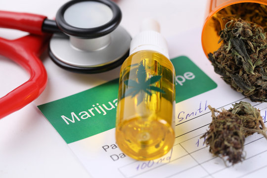 Prescription for buying marijuana in pharmacy. Medical cannabis is prescribed for post-traumatic syndrome and glaucoma. Taking organic hemp oil during stabilization period disease