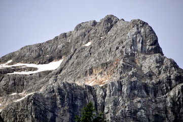 Triglavski Narodni Park Slovenia, Julian Alps in Slovenia, Alijazev House on the way to the top, crown of the mountains of Europe, the highest mountain