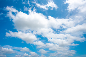 Obraz na płótnie Canvas blue sky and white clouds.