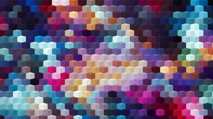 Abstract Colorful Geometrical Artwork,Abstract Graphical Art Background Texture,Modern Conceptual Art.3D Rendering