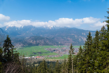 Garmisch-Partenkirchen von oben Sommer