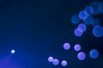 Glowing colored blurred dots. Colored fantasies. Bokeh.