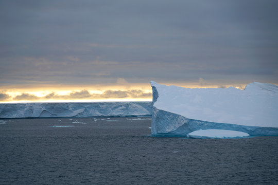 Iceberg and Sun