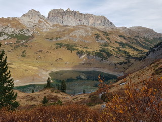 Formarinsee mit Roter Wand, Vorarlberg