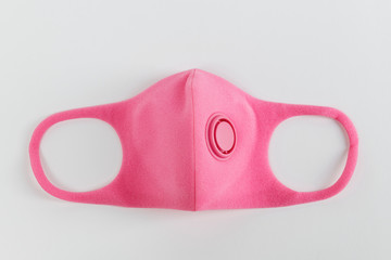 Pink N95 respirator mask for coronavirus protection