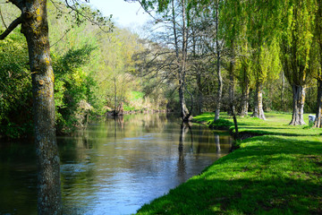 Fototapeta premium L'Iton à Tourneville - Eure
