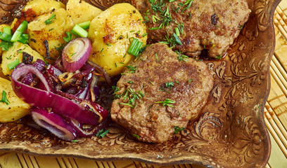 Icelandic breaded lamb chops