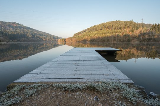 Marbach-Lake in the Odenwald