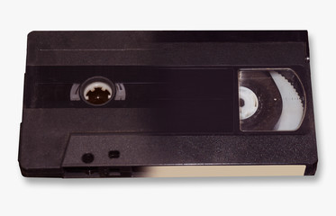 Obraz premium Creative Amalgamation of Vintage Audio and Video Cassettes 