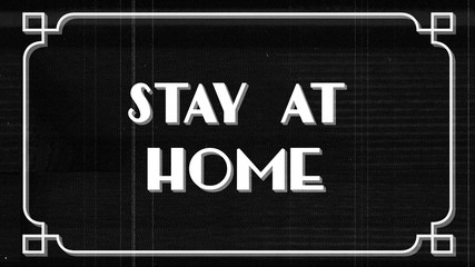 stay at home cinema titles warning