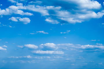 blue sky with clouds
