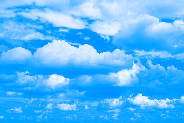blue sky and clouds