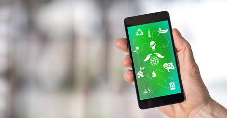 Environment protection concept on a smartphone