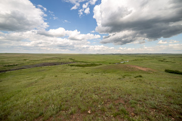 Obraz premium Arkaim is an ancient town in South Ural, Chelyabinsk region, Russia