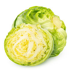 cabbage isolated on white background
