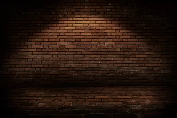 Fotobehang Bakstenen muur Rustic brick wall background