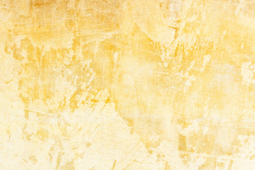 Yellow painted canvas