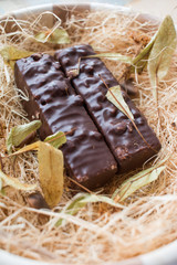 chocolate cake with nuts