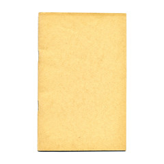 Old paper texture. Blank vintage page. Rough faded sheet surface. Empty place for text. Isolated on white background. Perfect for retro and grunge style design.