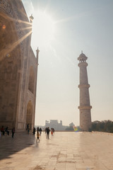 The beauty of Taj Mahal architecture