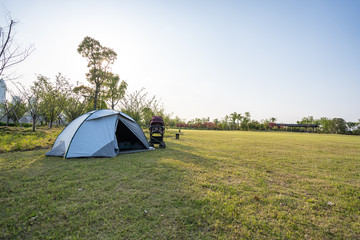 tent in park