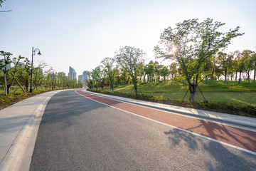 road in park