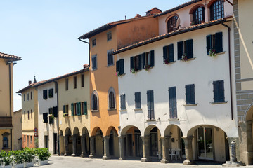 Main square of Reggello, Florence