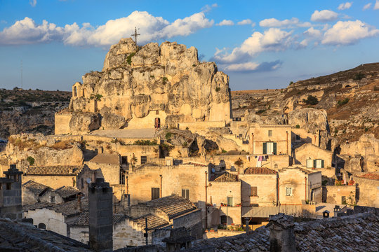 Troglodyte city of Matera in Italy