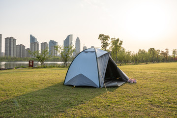 tent in park