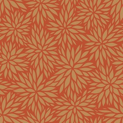 pastel orange petals. seamless astra pattern. textile design. beautiful texture