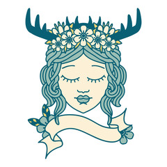 human druid illustration