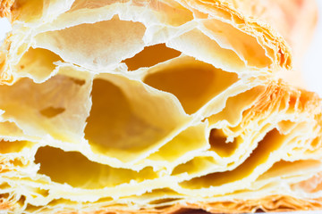 puff, pastry, homemade, flaky, crunchy, crust, flaky pastry, closeup, a flaky, a puff, baked, bakery, baking, breakfast, brown, butter, cake, cooked, cuisine, dessert, dough, food, fresh, gold, golden