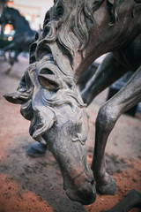 Fototapeta na wymiar statue of a horse