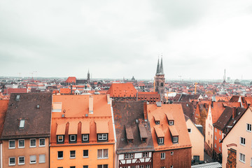 Fototapeta premium Nuremberg, view of the town, Germany
